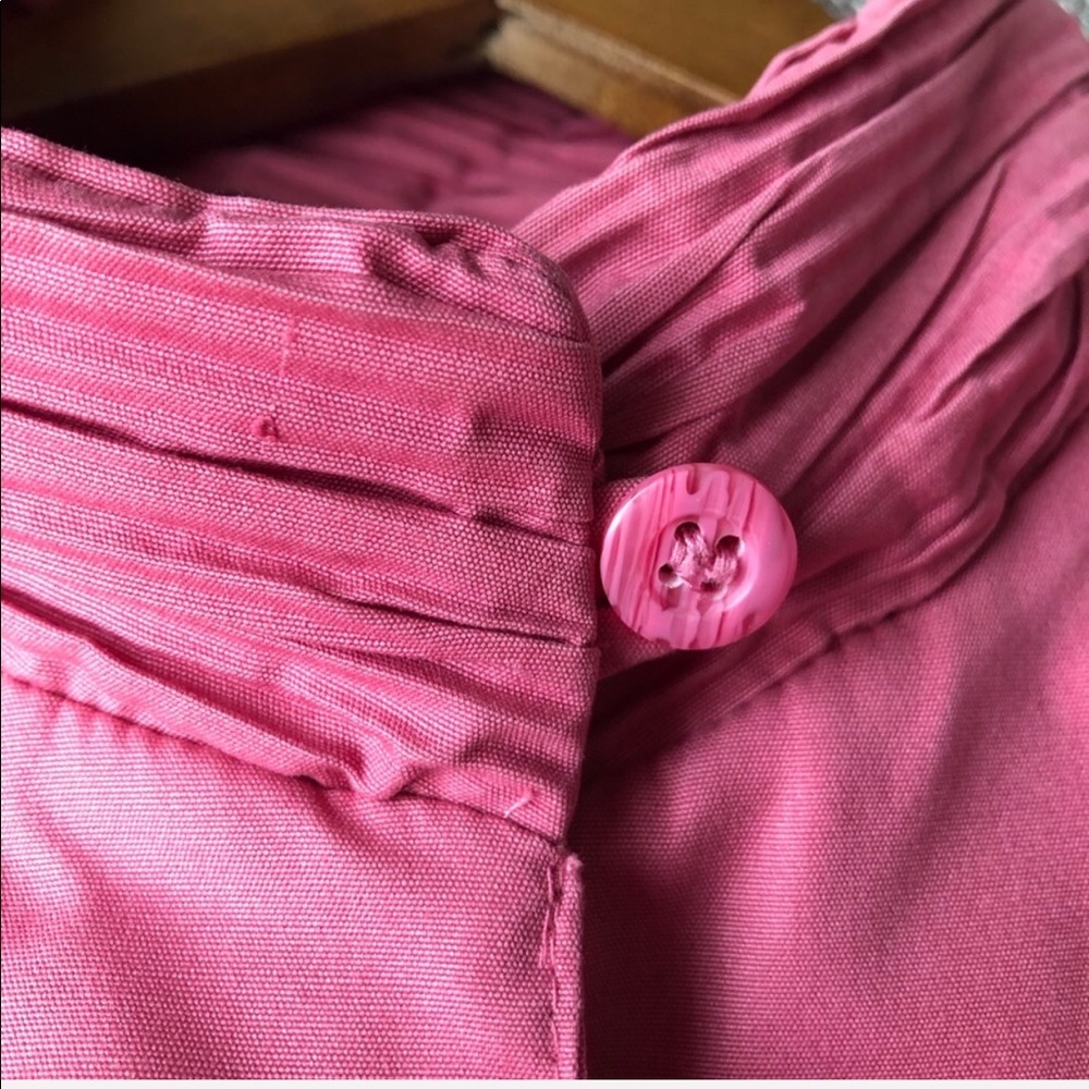 Vintage 80s London Fog Pink Collared Bomber Jacket - Picture 2 of 8